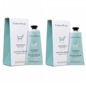 2 Crabtree & Evelyn Goatmilk Hand Therapy